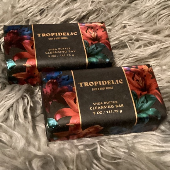 NWT BATH & Body Works TROPIDELlIC Cleansing Bar 5 oz BUNDLE of 2 - Picture 4 of 8